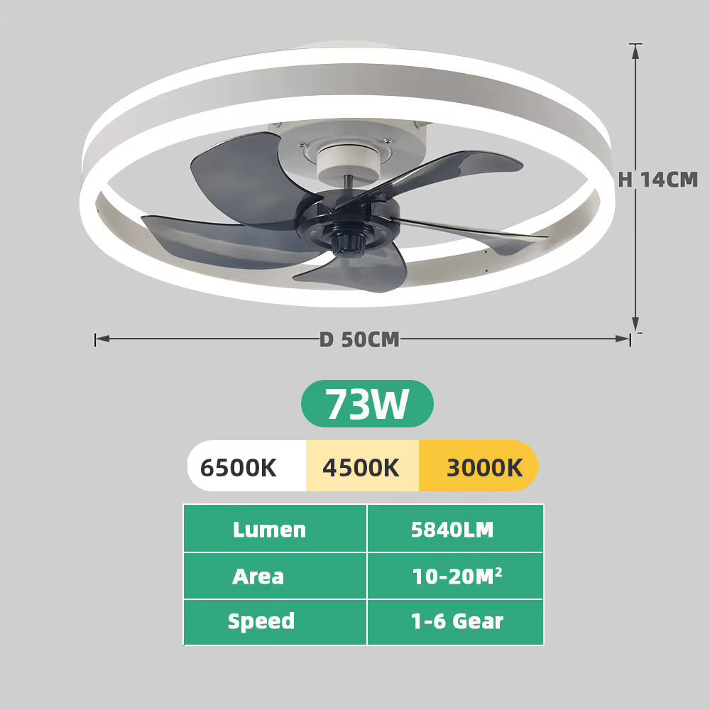 Plafonnier Ventilateur Minimaliste
