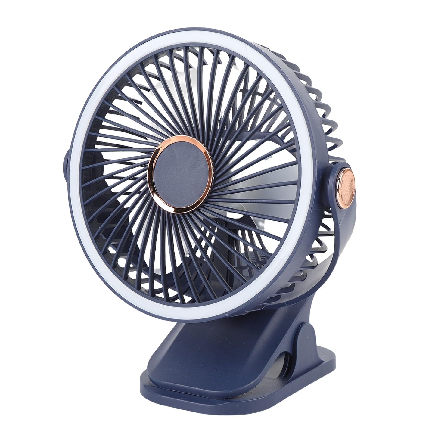 Ventilateur Rechargeable 8000 mAh — 3-en-1 avec LED & Clip