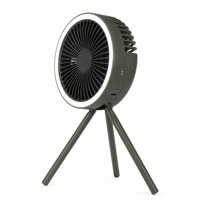 Ventilateur Camping Rechargeable — Sans Fil, Longue Autonomie