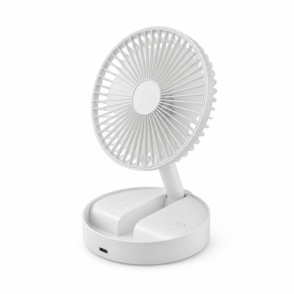 Ventilateur Pliable USB-C — Silencieux & Rechargeable