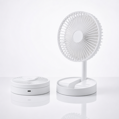 Ventilateur Pliable USB-C — Silencieux & Rechargeable