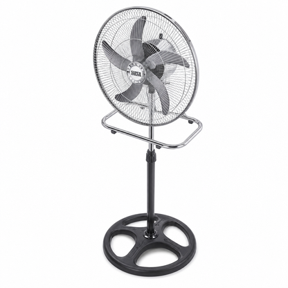 Ventilateur sur Pied Puissant — 3 Vitesses & Hauteur Réglable