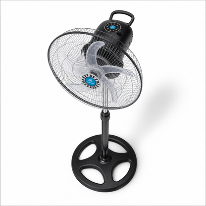 Ventilateur sur Pied Réglable — Silencieux & Puissant
