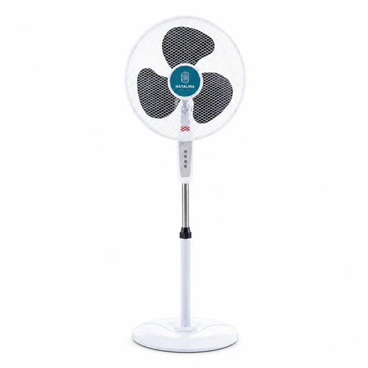 Ventilateur sur Pied H128 — Puissant, Silencieux & Design
