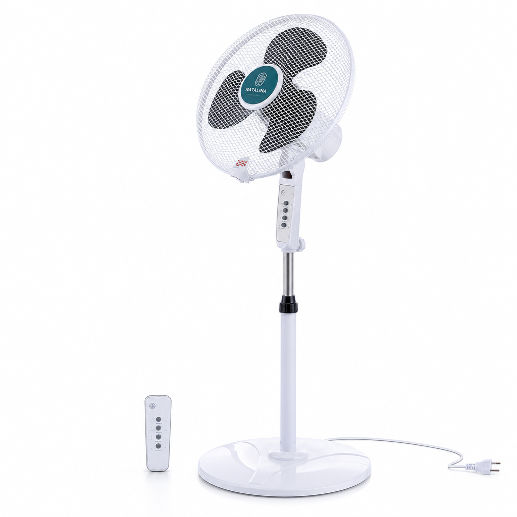 Ventilateur sur Pied H128 — Puissant, Silencieux & Design