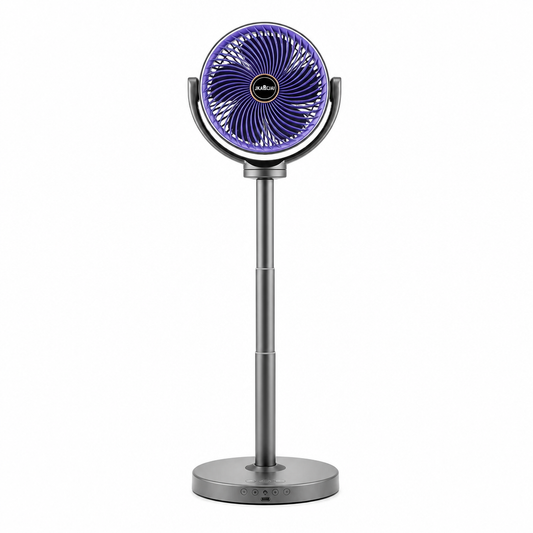 Ventilateur 3-en-1 Silencieux — 5 Vitesses, USB-C & 4 Hauteurs