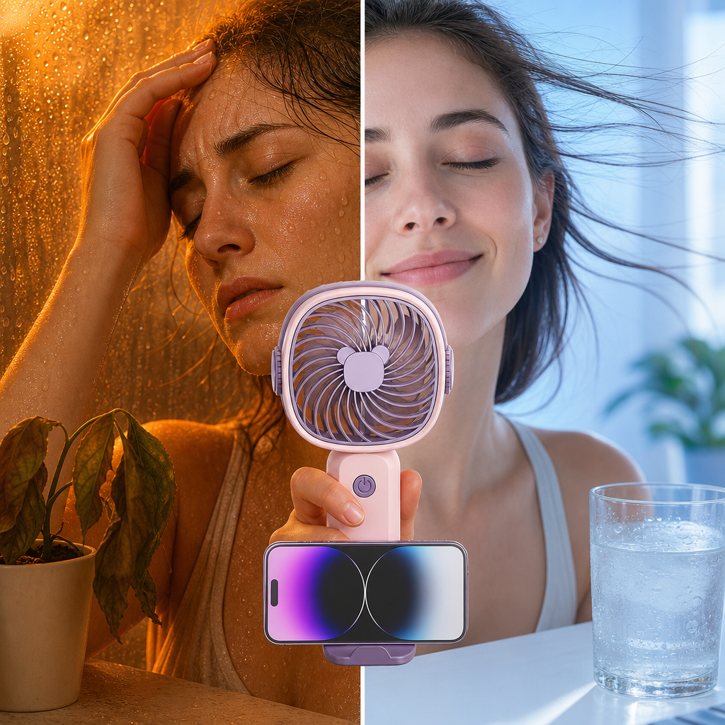 Mini Ventilateur USB Portable — Léger & Discret