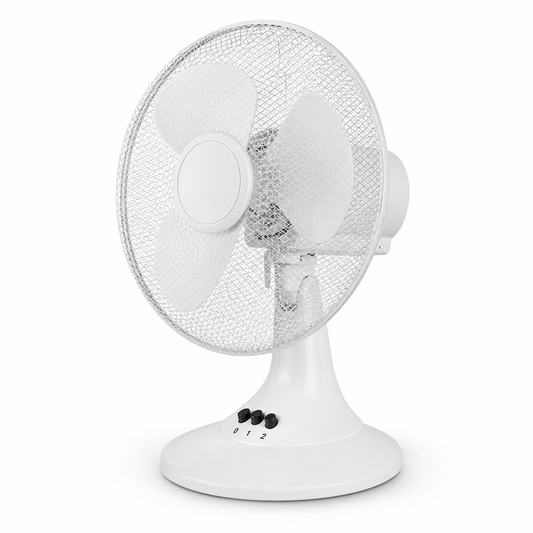Ventilateur de Table Silencieux — 3 Vitesses & Inclinaison 30°