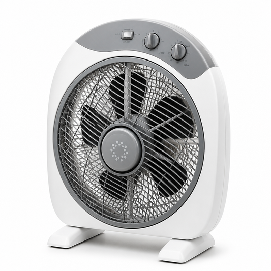 Ventilateur Rotatif 360° — Silencieux & 3 Vitesses
