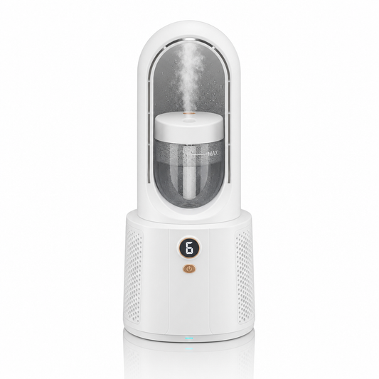 Climatiseur Brumisateur LED — Rafraîchit, Humidifie & Éclaire