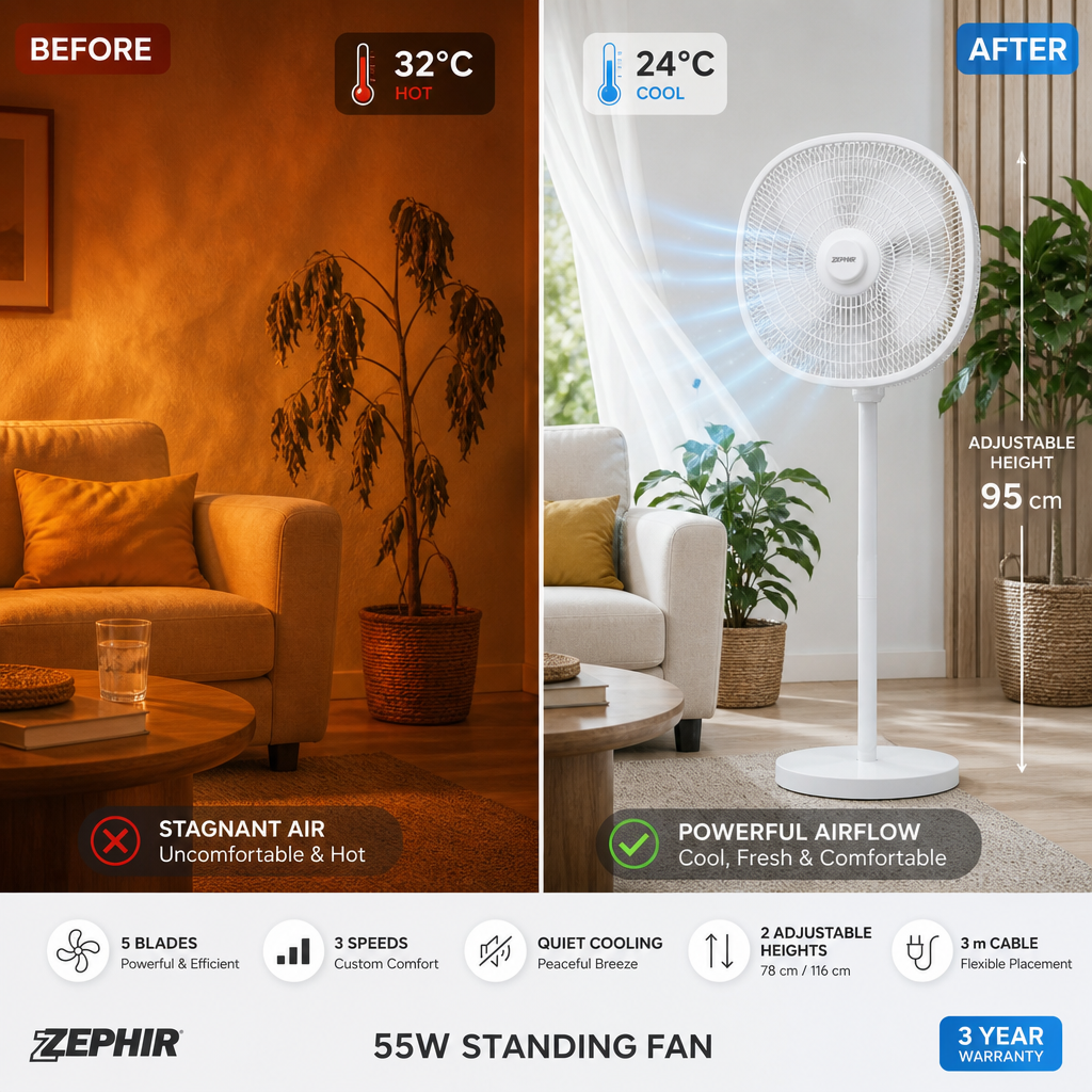 Ventilateur sur pied ZEPHIR