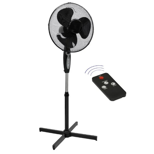 Ventilateur sur Pied H128 — Puissant, Silencieux & Design