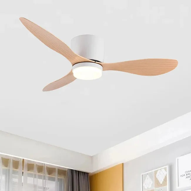 Ventilateur Plafond Silencieux Kyrel – Moteur DC Réversible Été/Hiver, LED & Télécommande