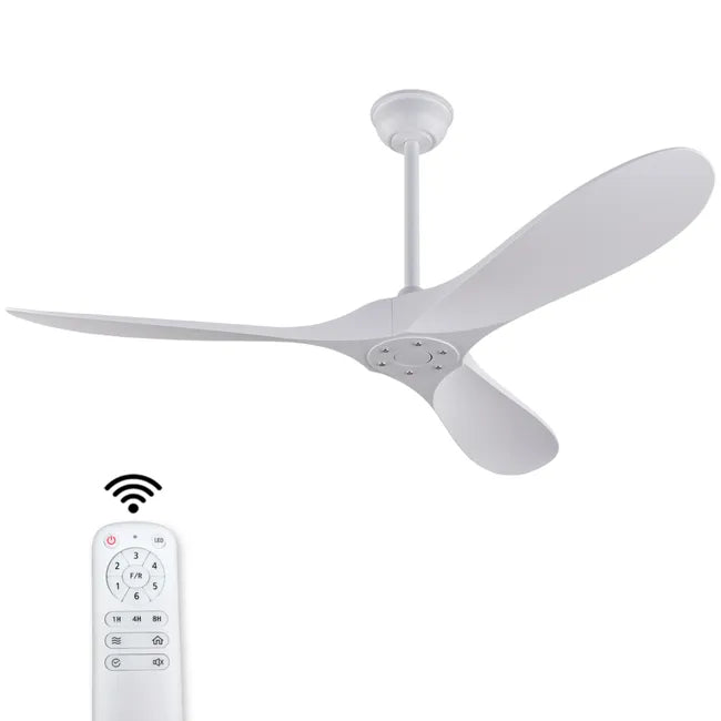 Ventilateur de Plafond Industriel Vintage Orvik – 107/132/152cm, Télécommande, Grand Débit