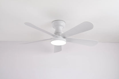 Ventilateur de Plafond Encastré Plat Alvik – 104cm, 5 Pales, Télécommande & Minuterie, Réversible